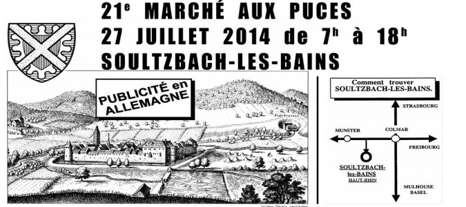 Marché aux Puces Soultzbach 2014 - Tract Bon Réservation
