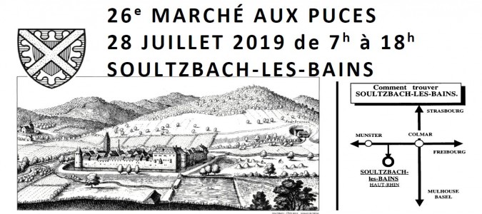 Marché aux puces de soultzbach-les-Bains2019